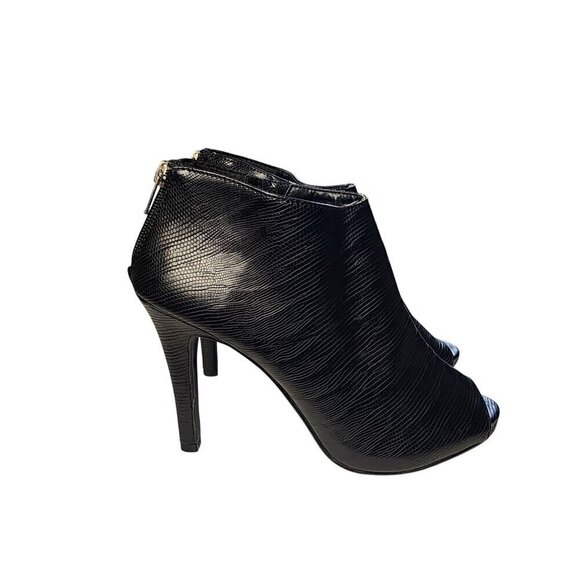 Ann Marino Dressy Stiletto Ankle Shooties Black Women's Size 7.5 - Picture 1 of 16